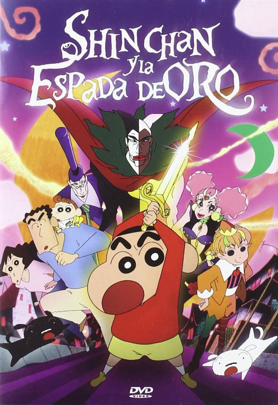 Cartel de Shin Chan y la espada de oro - España