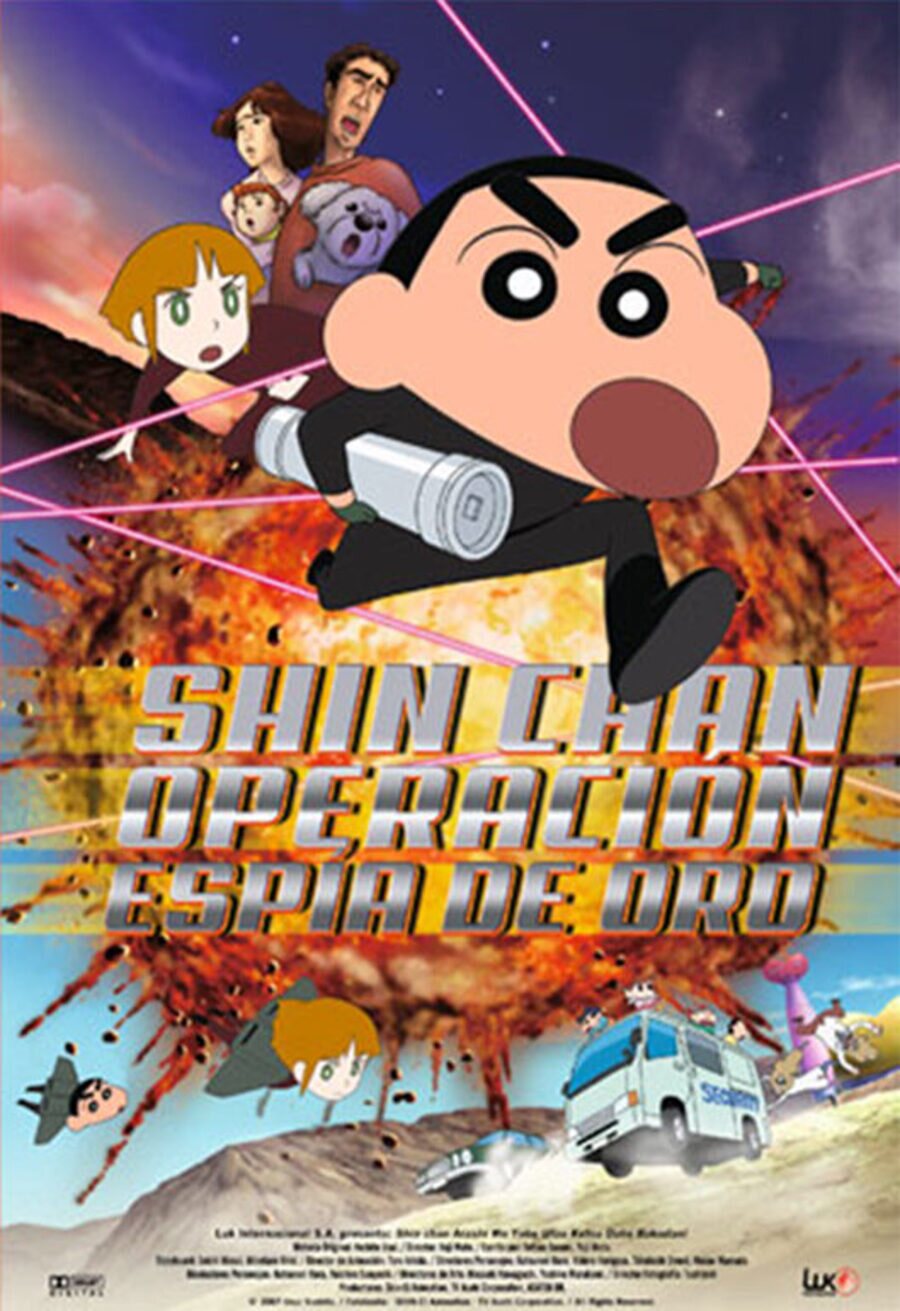 Cartel de Shin Chan: Operación espía de oro - España