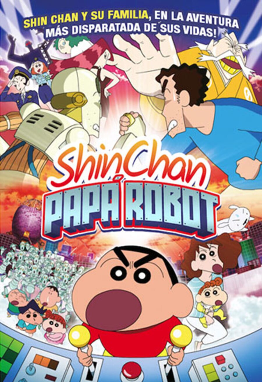 Cartel de Shin Chan: Papá robot - España