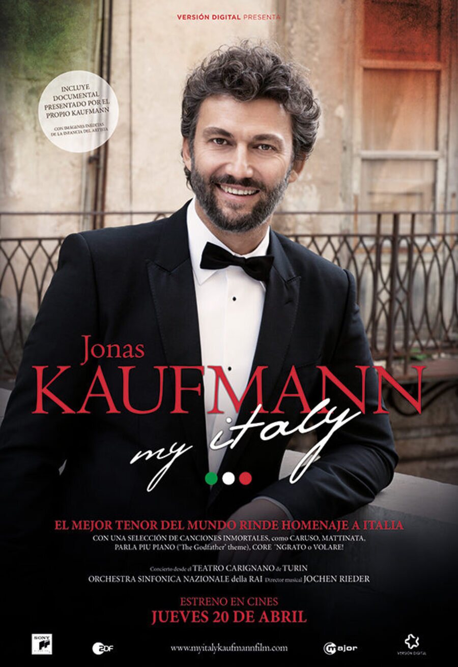 Cartel de Jonas Kaufmann: My Italy - Poster #1