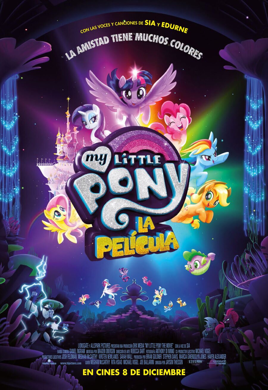 Cartel de My little pony: La película - España