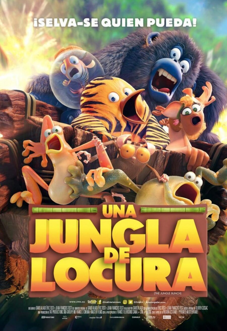 Cartel de The Jungle Bunch. La panda de la selva - México