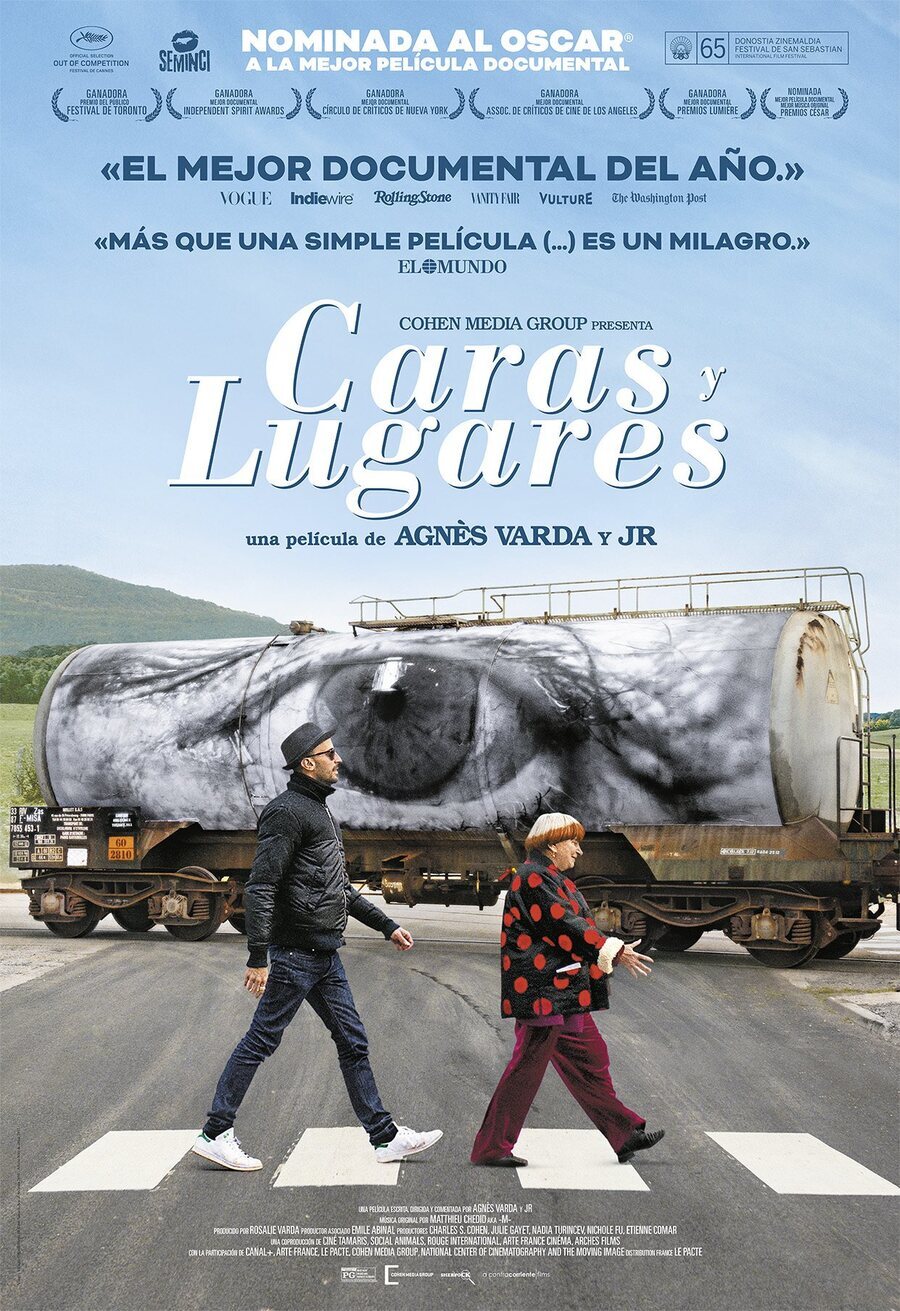 Cartel de Caras y lugares - España