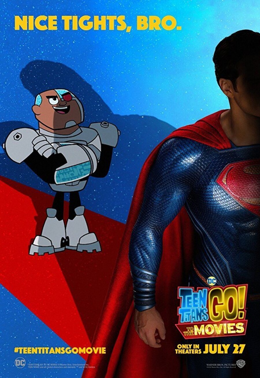 Cartel Teaser 4 De Teen Titans Go La Película 2018 Ecartelera