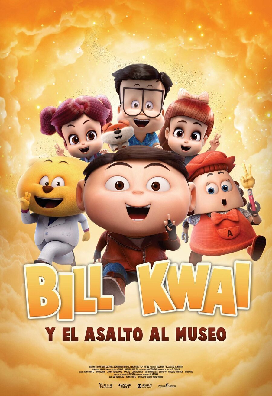 Cartel de Bill Kwai y el asalto al museo - Cartel español