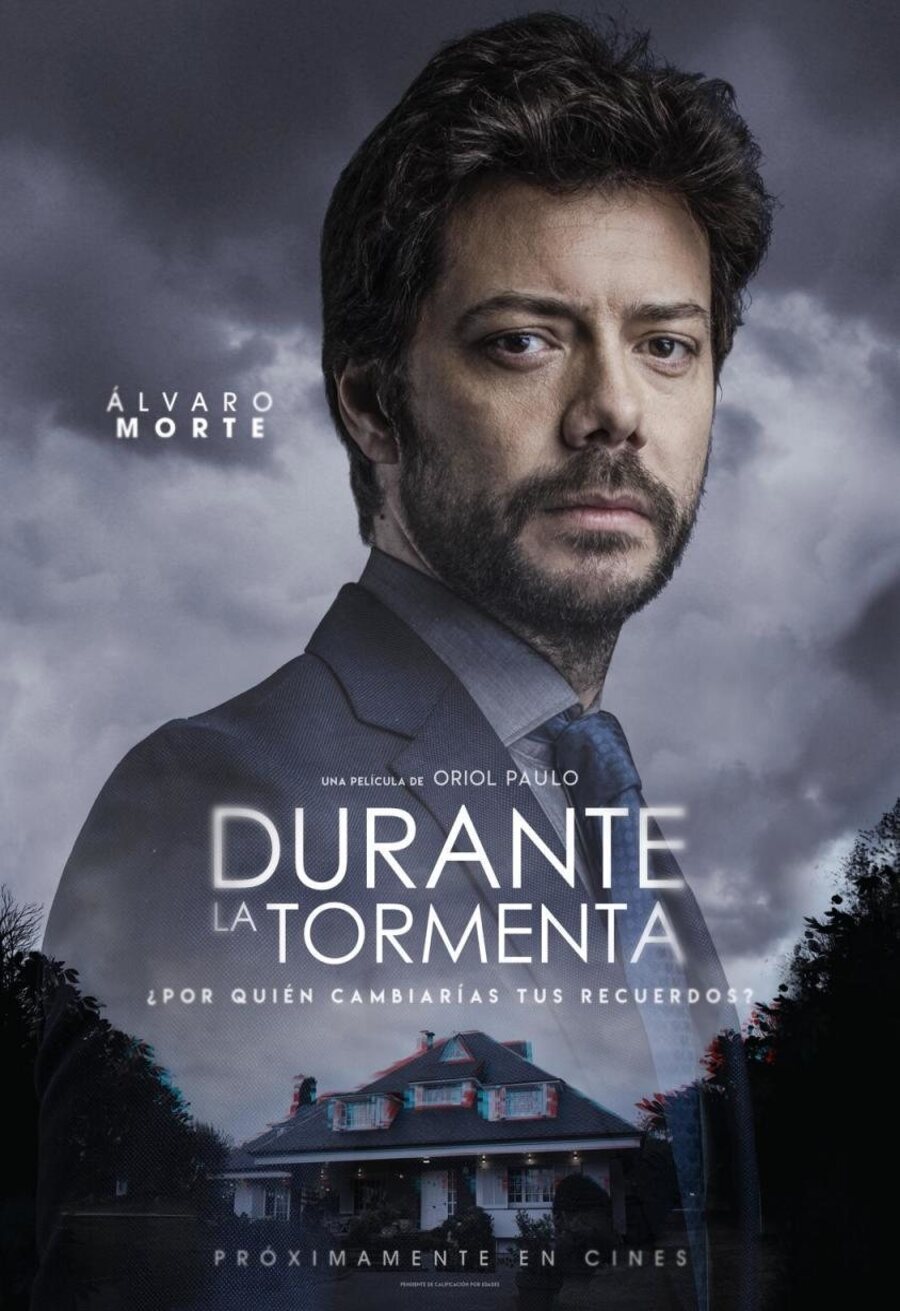 Cartel de Durante la tormenta - Álvaro Morte