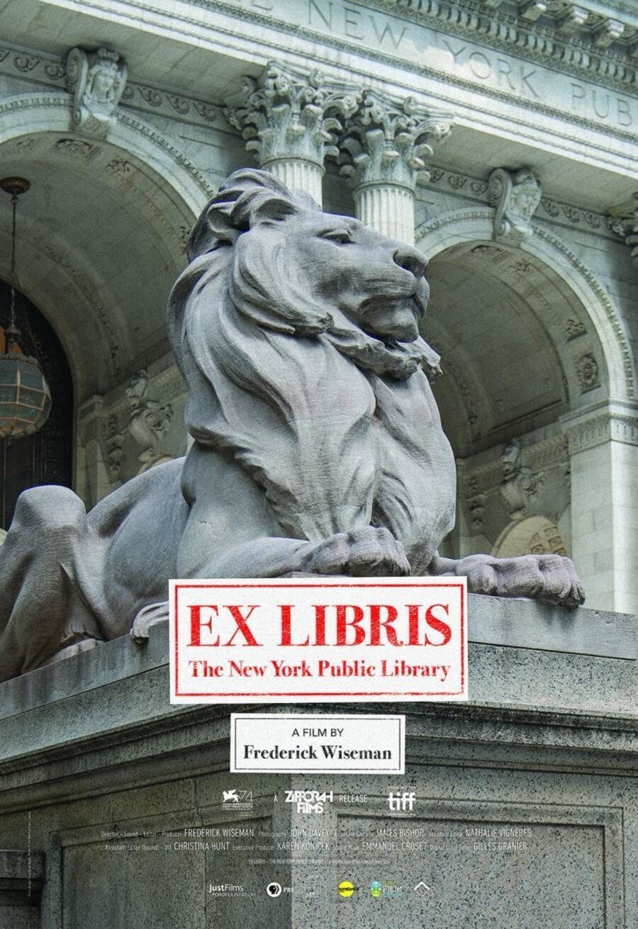 Cartel de Ex Libris: La biblioteca pública de Nueva York - Estados Unidos