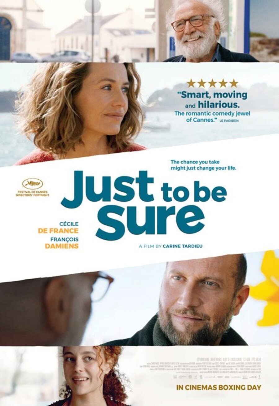 Cartel de Sácame de dudas - Just to Be Sure