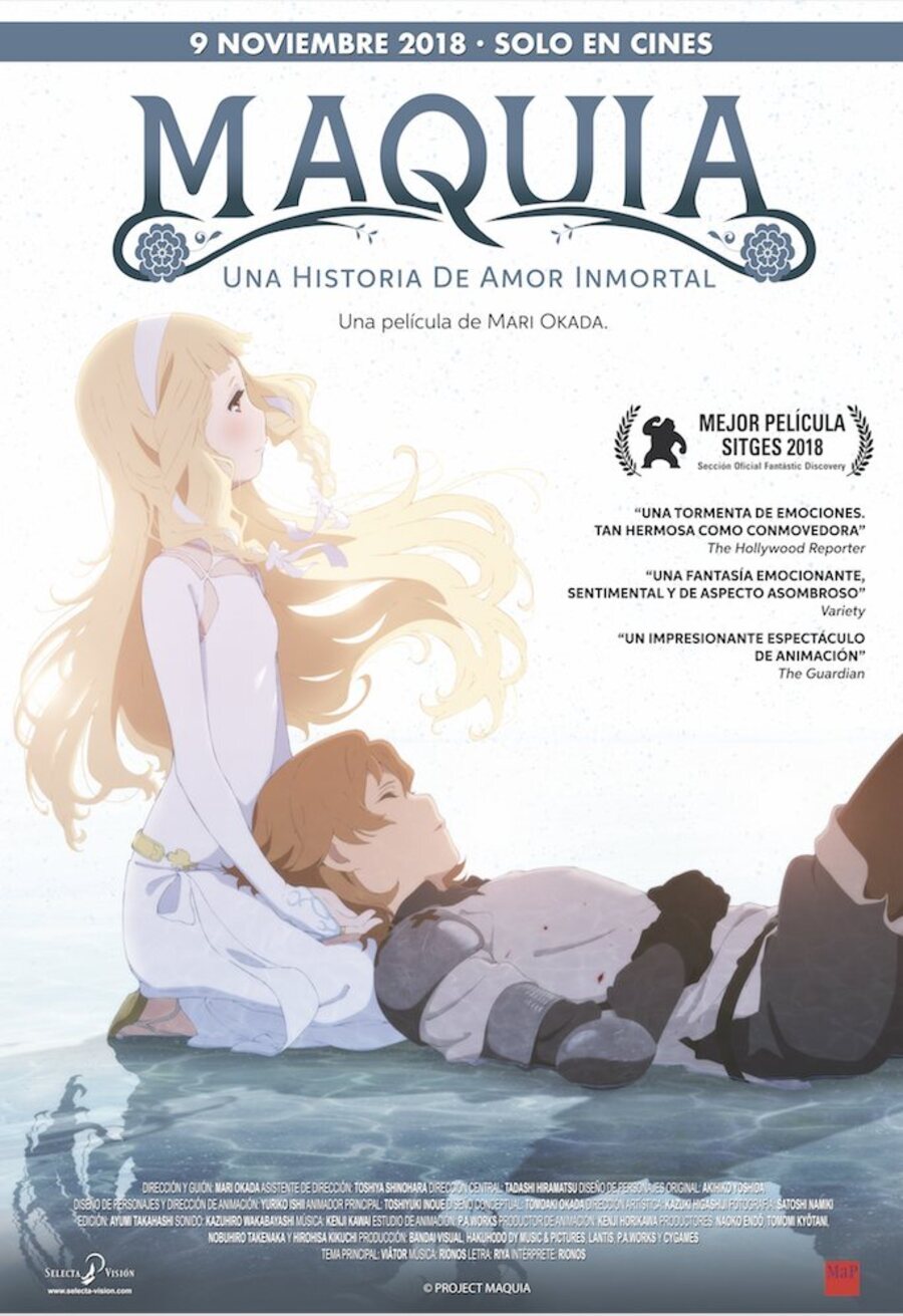 Cartel de Maquia, una historia de amor inmortal - España