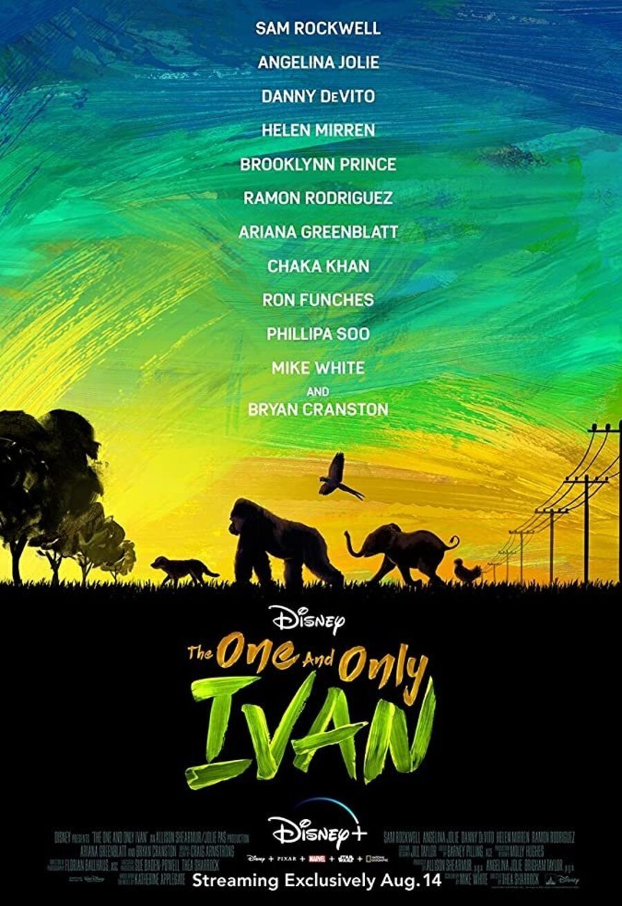 Cartel de El magnífico Iván - Cartel 'The One and Only Ivan'