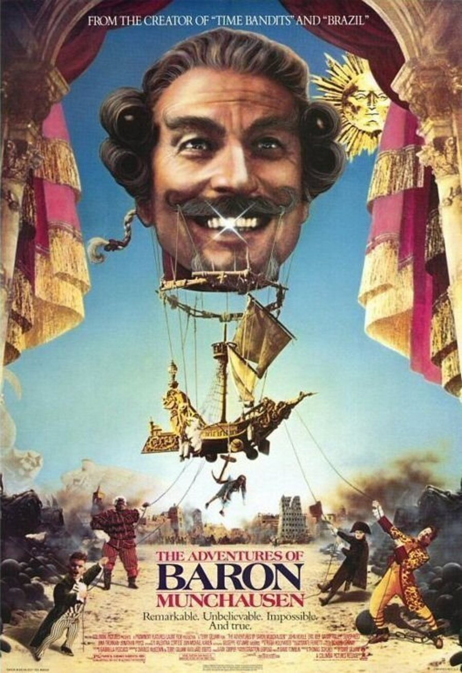 Cartel de Las aventuras del barón Munchausen - UK