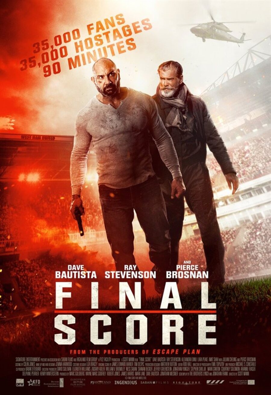 Cartel de La última jugada - Poster 'Final Score'