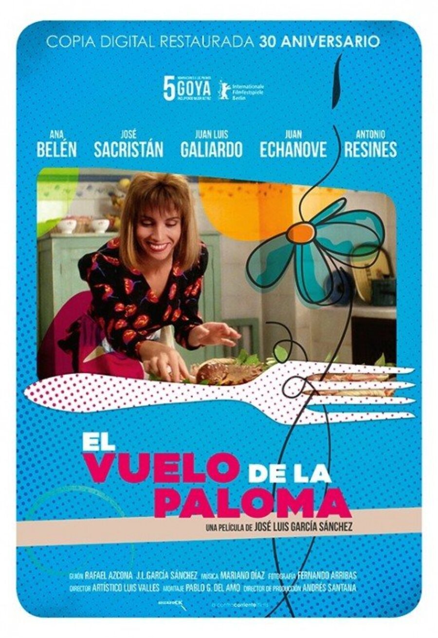 Cartel de El vuelo de la paloma - Póster reestreno