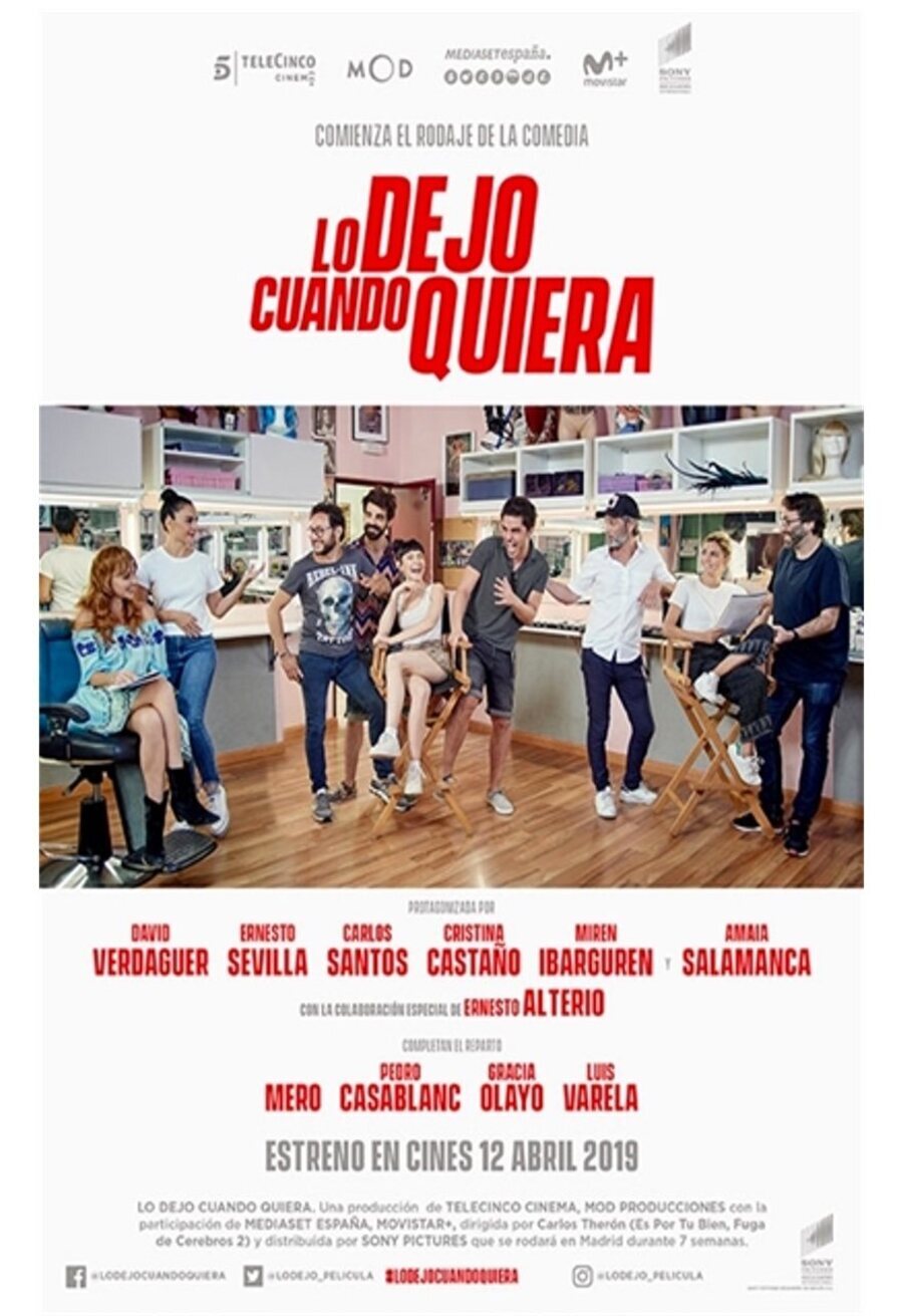 Cartel de Lo dejo cuando quiera - Cartel