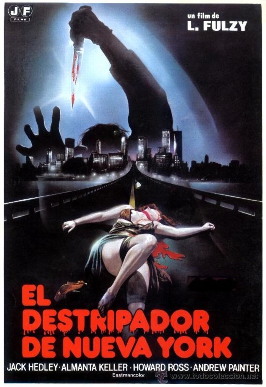 Cartel de El destripador de Nueva York - Cartel español