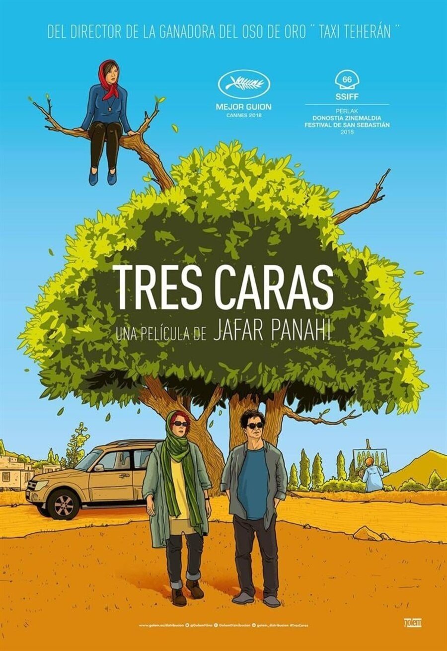 Cartel de Tres caras - España #1