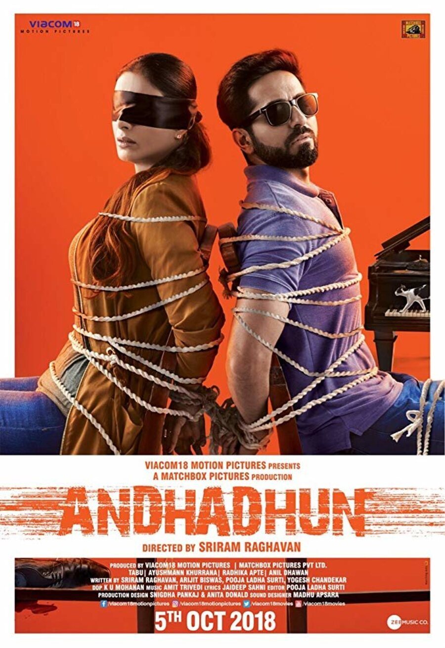 Cartel de Andhadhun - Andhadhum