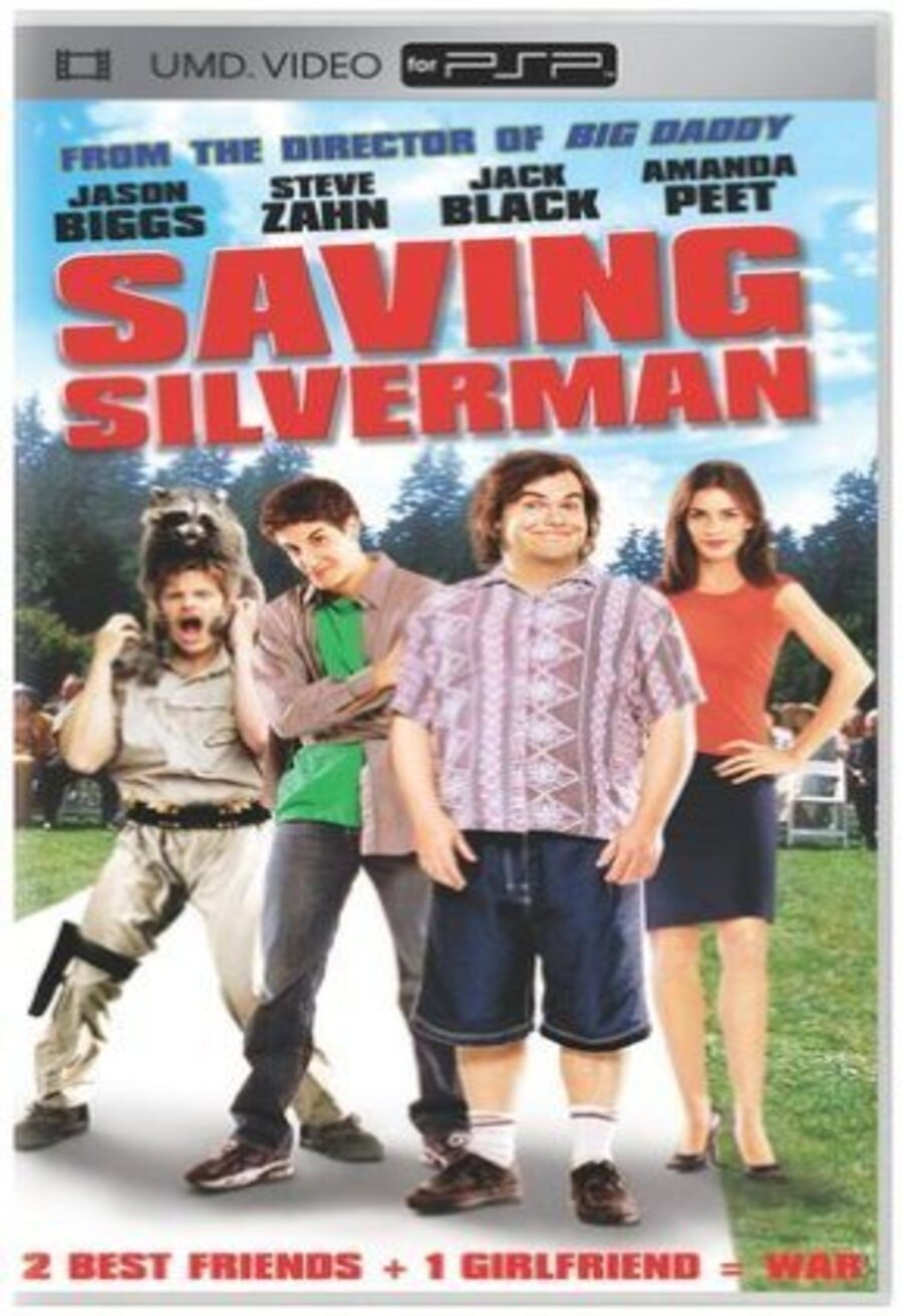 Cartel de Tres idiotas y una bruja - Save Silverman