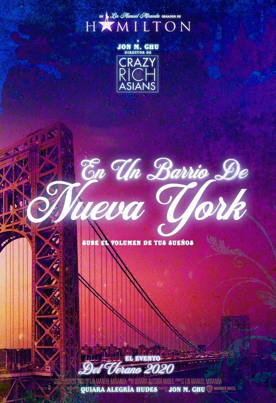 Cartel de En un barrio de Nueva York - Póster español 'En un barrio de Nueva York'