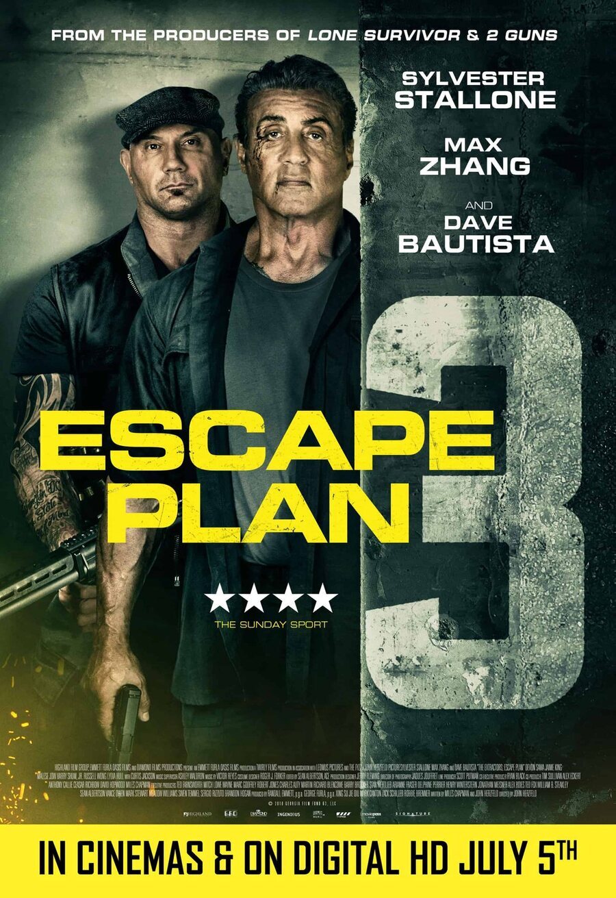 Cartel de Plan de escape 3 - ESCAPE PLAN 3