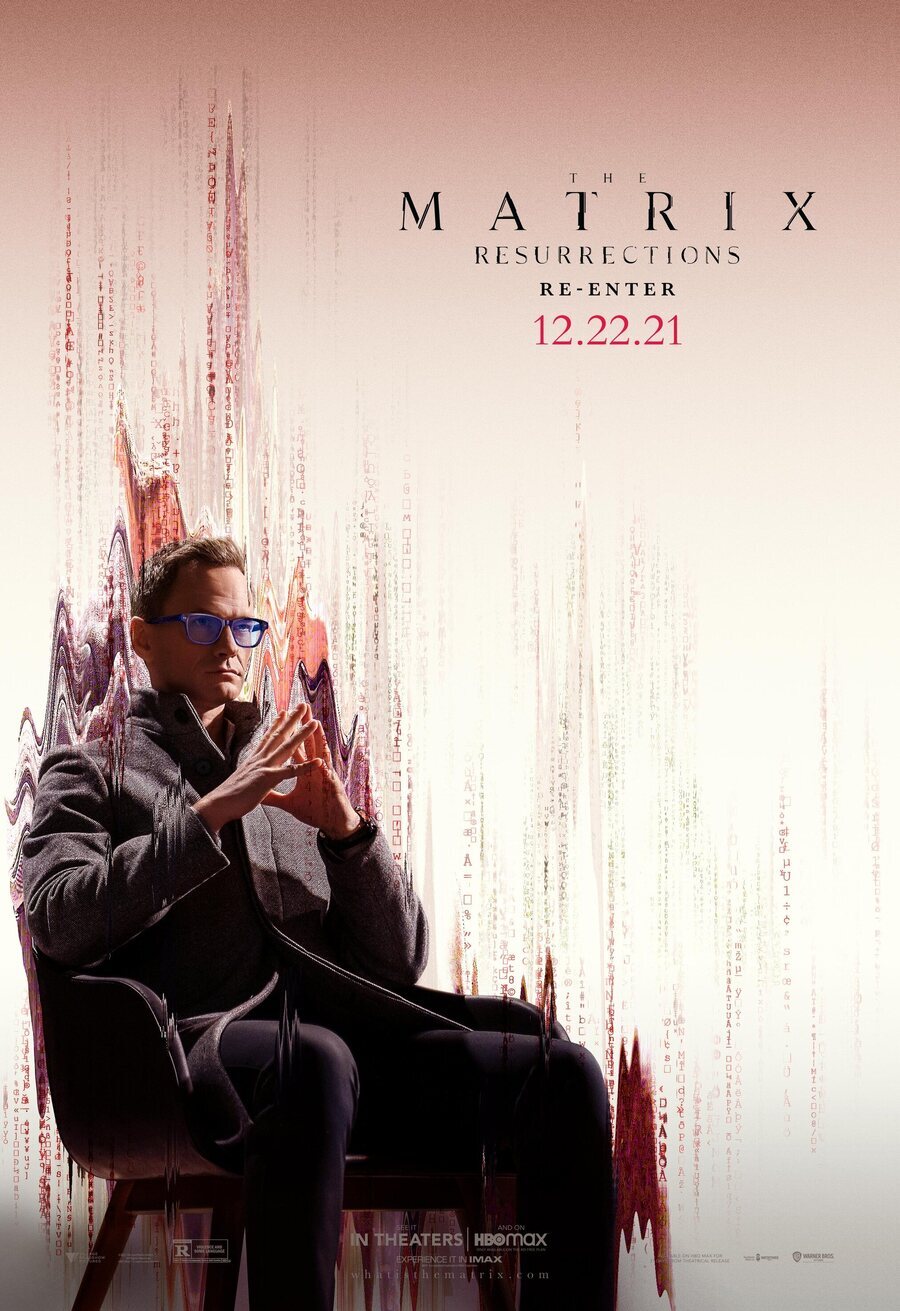 Cartel de Matrix Resurrections - Póster Neil Patrick Harris