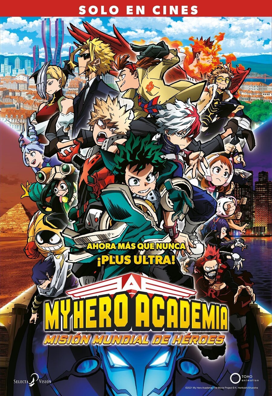 Cartel de My Hero Academia: Misión mundial de héroes - España