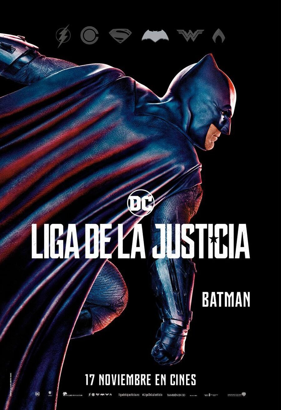 Cartel Batman de 'Liga de la Justicia (2017)' eCartelera