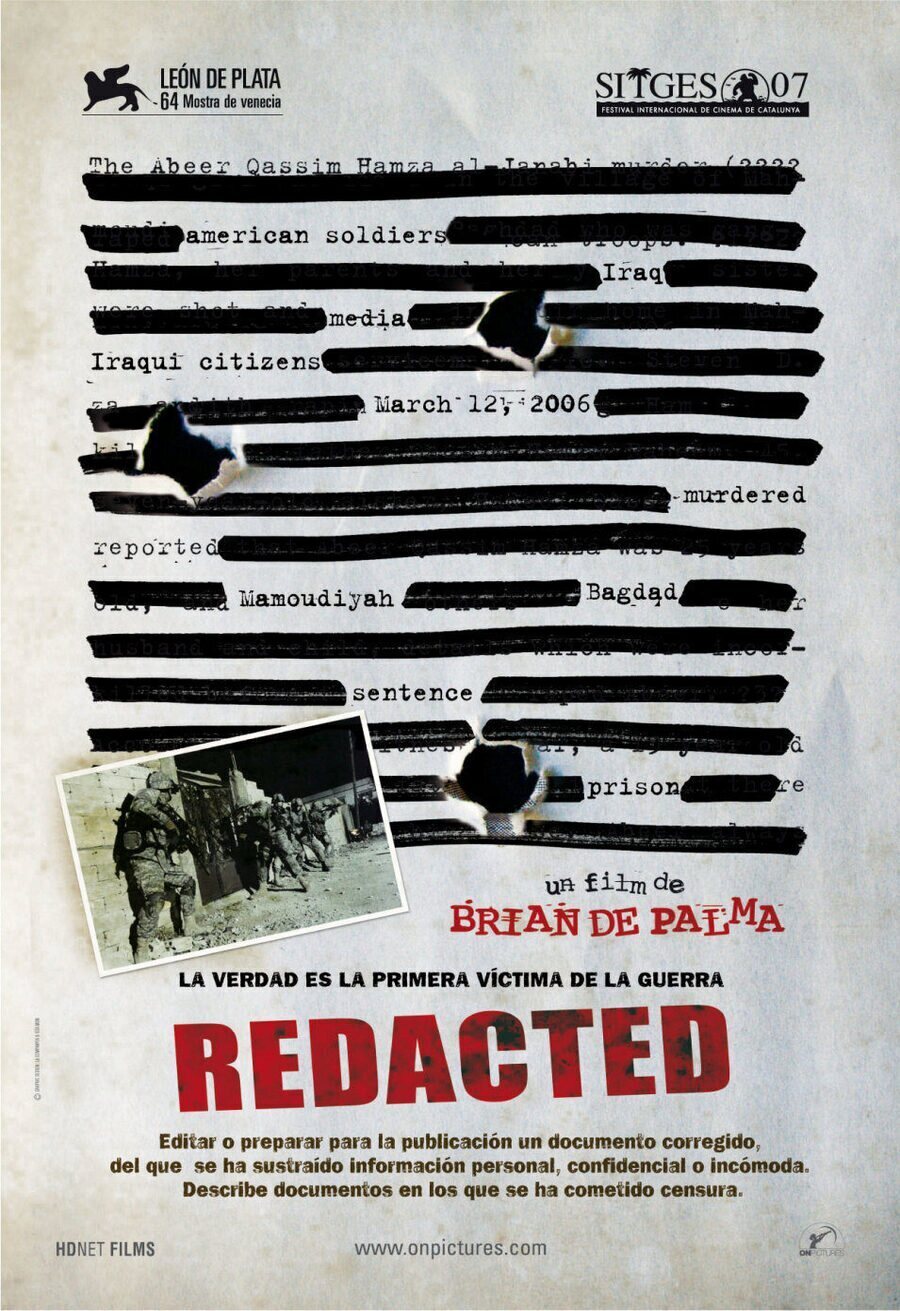 Cartel de Redacted - España