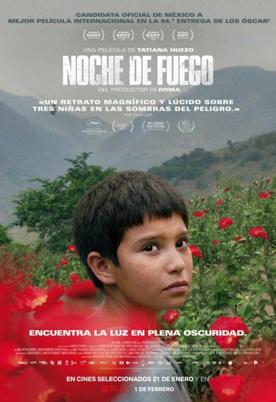 Cartel de Noche de fuego - España