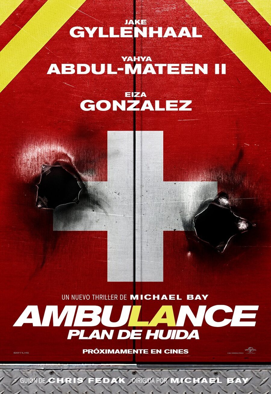 Cartel de Ambulance. Plan de huida - Ambulance. Plan de huida