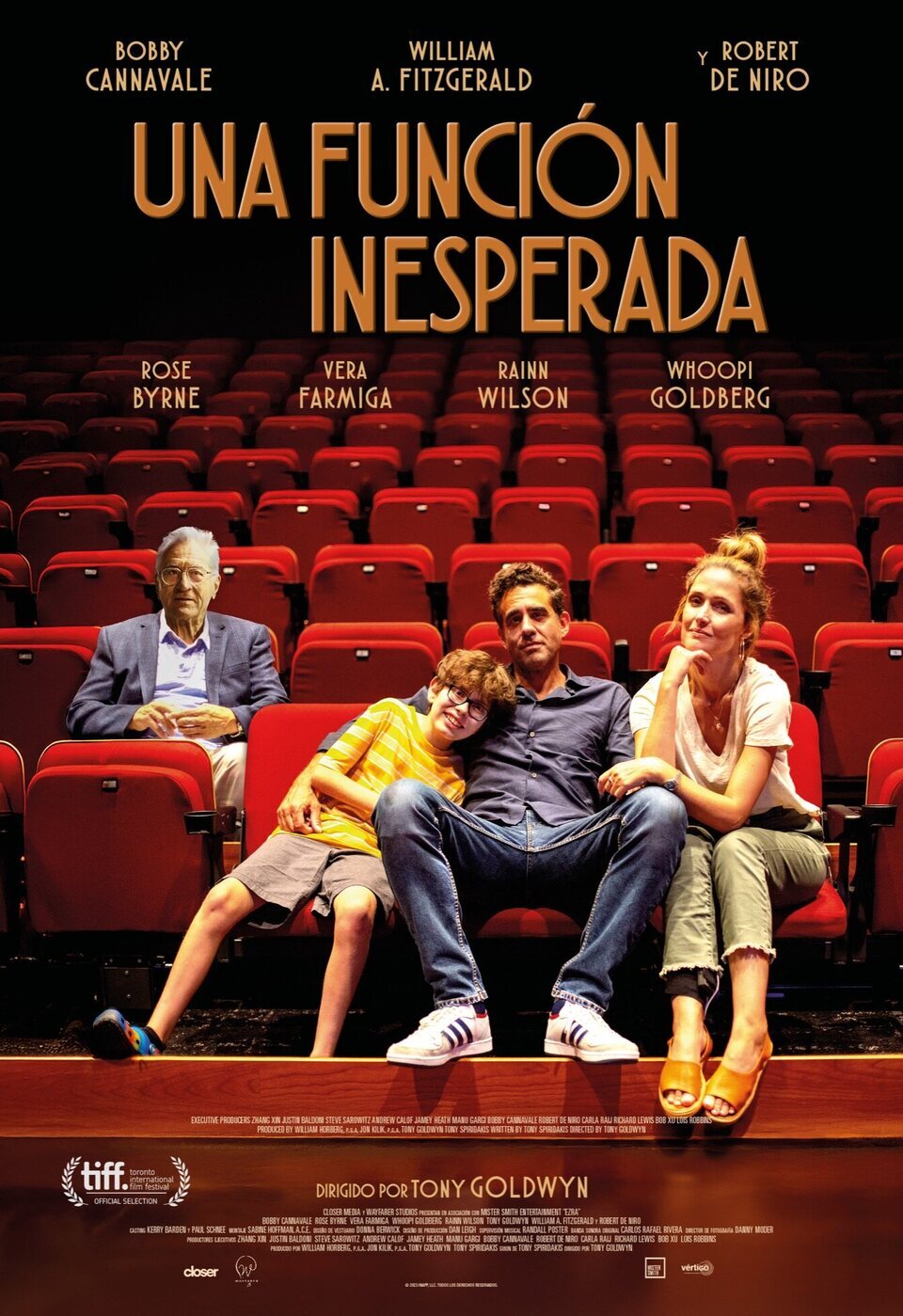 Cartel de Una función inesperada - Cartel España 'Una función inesperada'