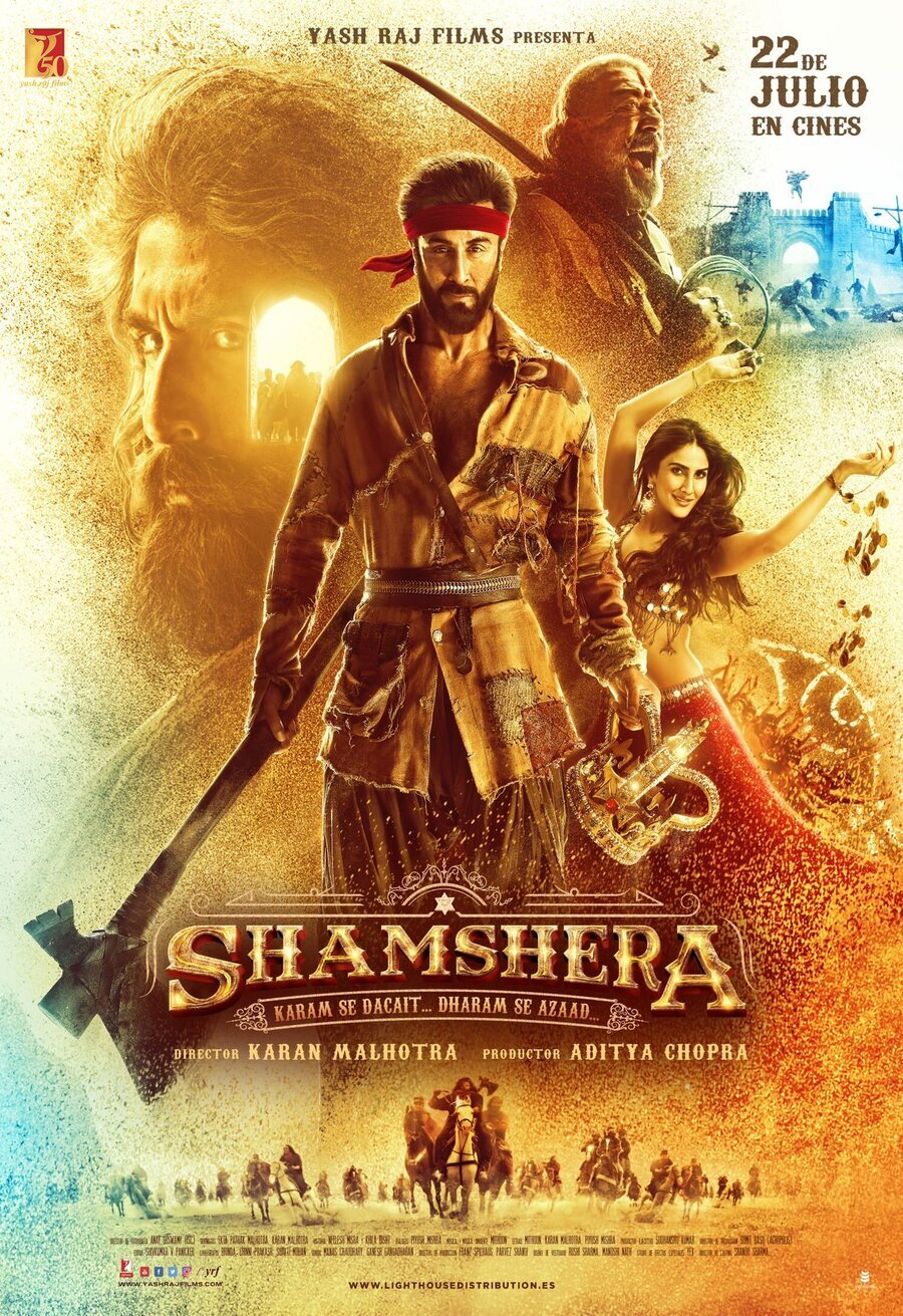 Cartel de Shamshera - Shamshera