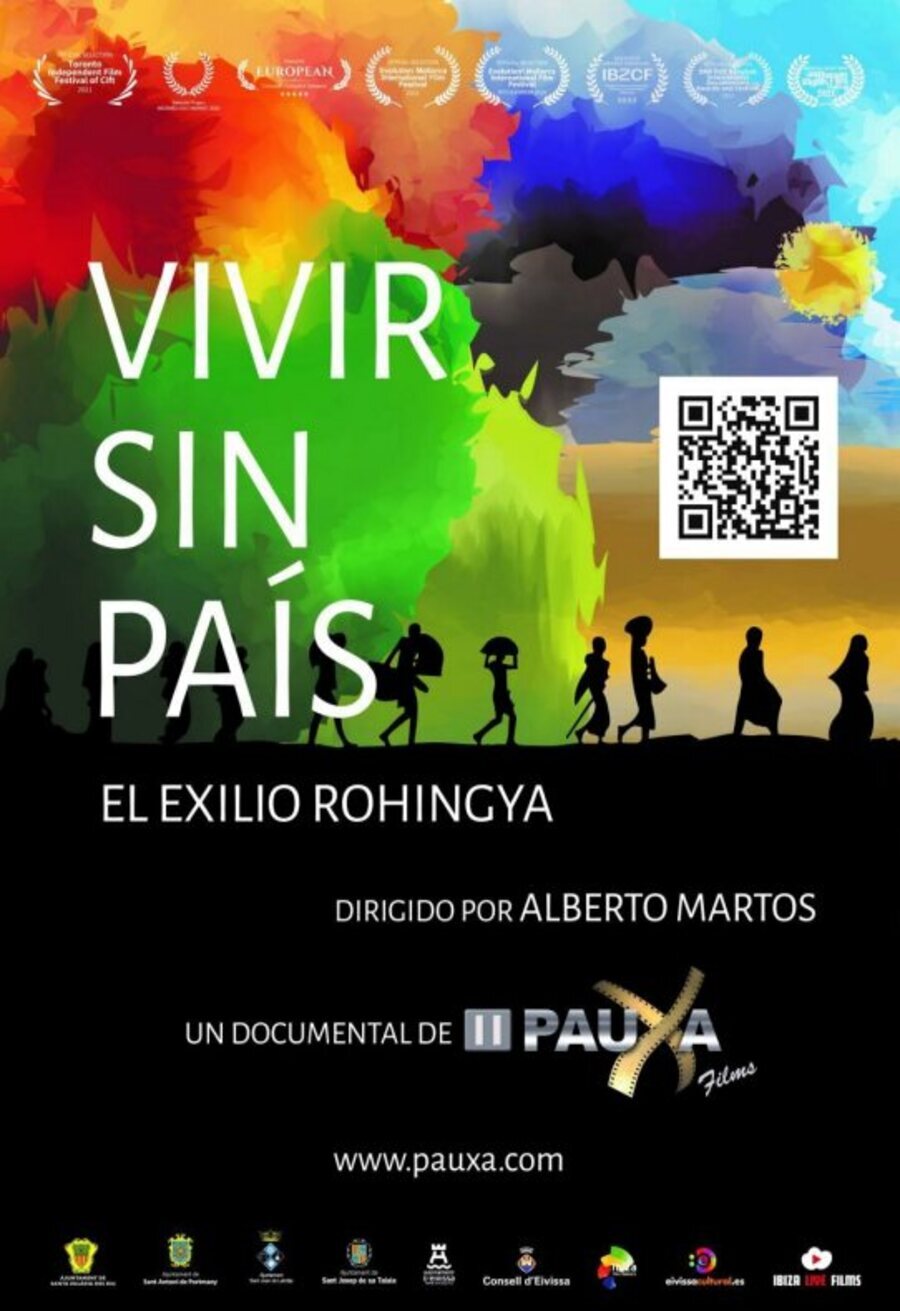 Cartel de Vivir sin país: El exilio de Rohingya - España