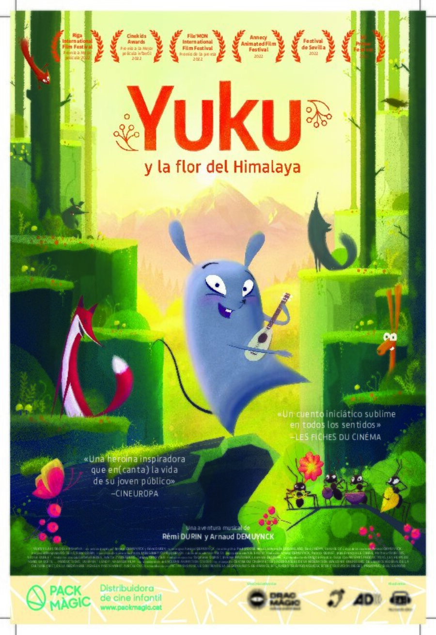 Cartel de Yuku y la flor del Himalaya - España