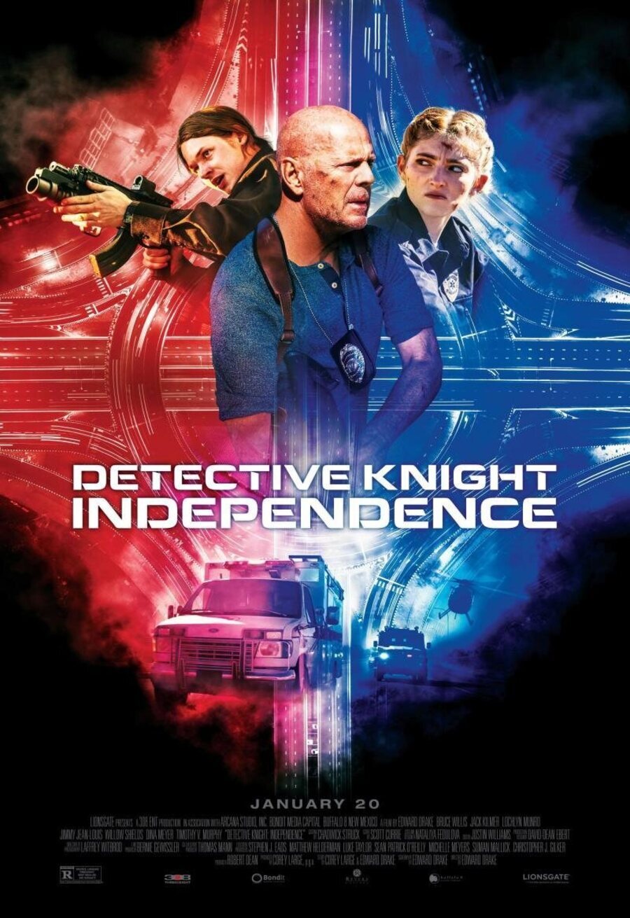 Cartel de Detective Knight: Última misión - EE.UU.