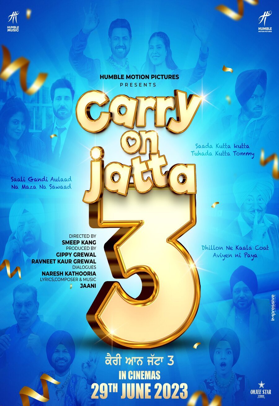 Cartel de Carry On Jatta 3 - India