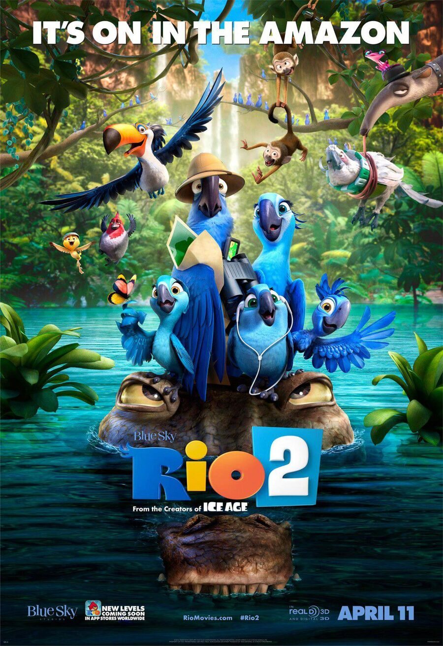 Cartel de Rio 2 - EEUU