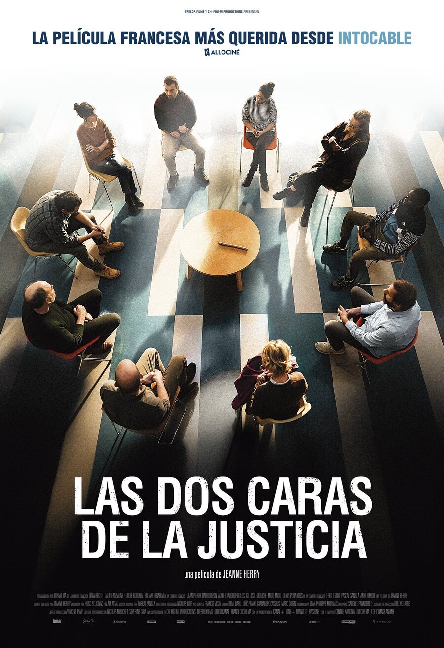 Cartel de Las dos caras de la justicia - Cártel español