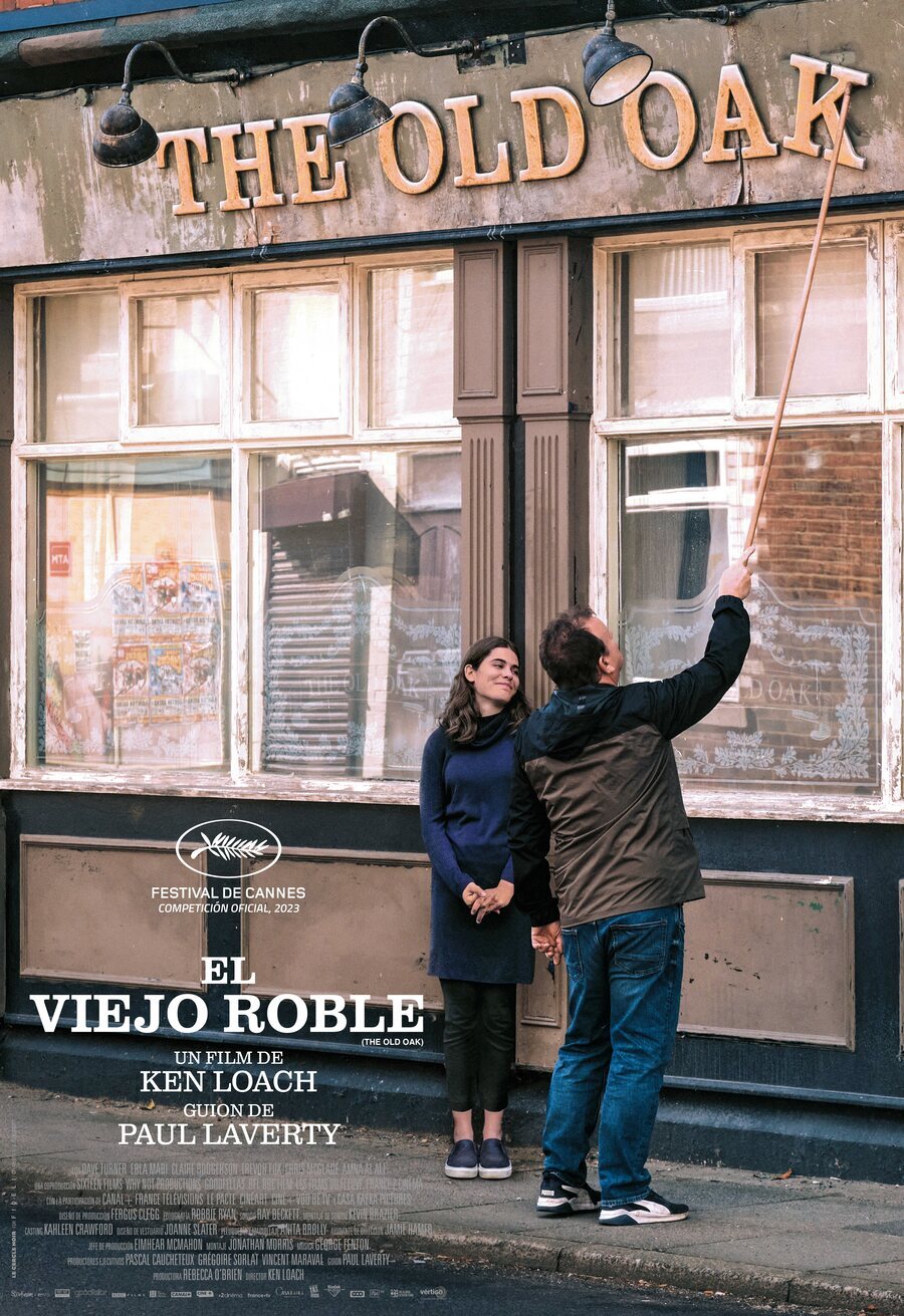 Cartel de El viejo roble - Cartel español