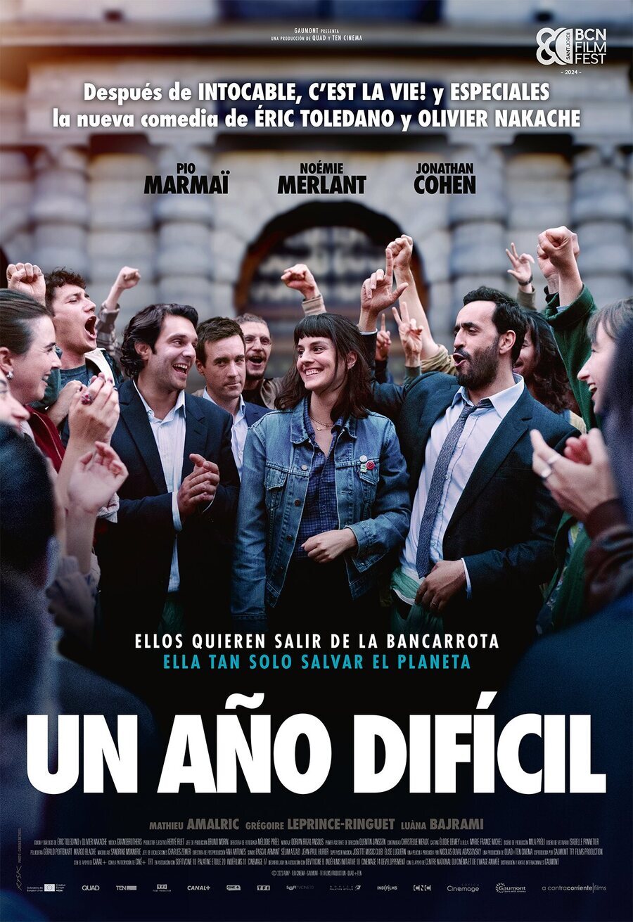 Cartel de Un año difícil - España