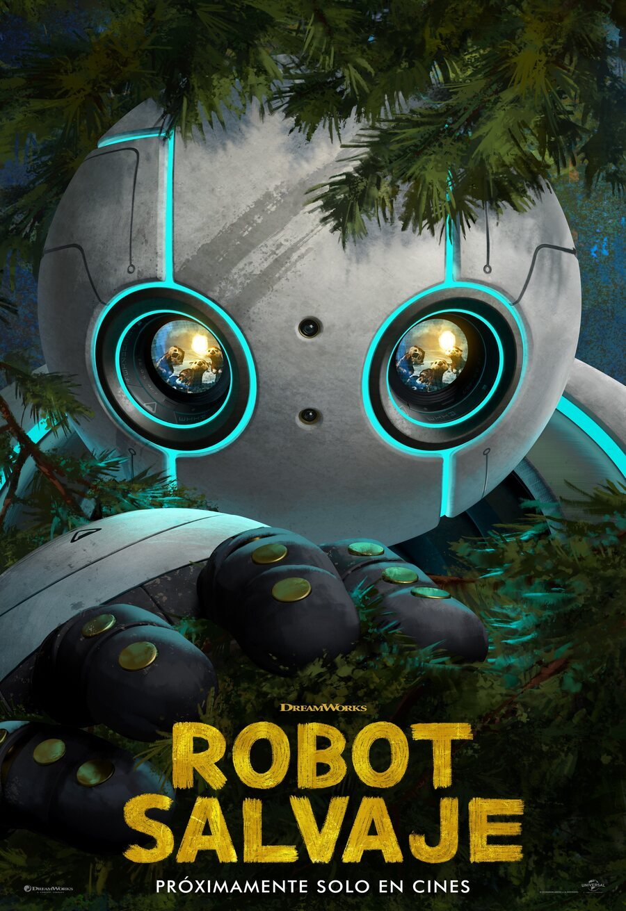 Cartel de Robot salvaje - Cartel Teaser