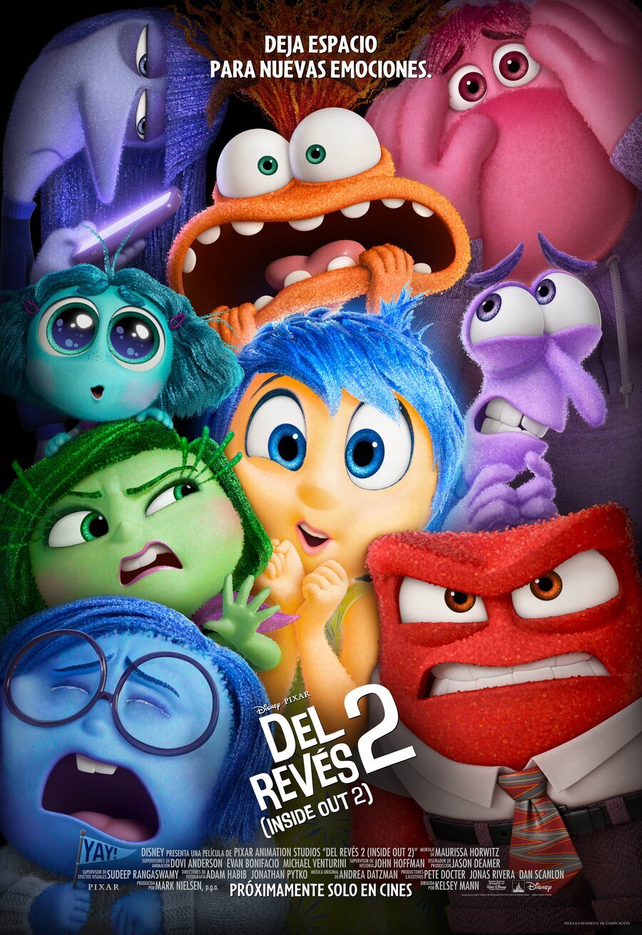 Cartel de Del revés 2 (Inside Out 2) - España