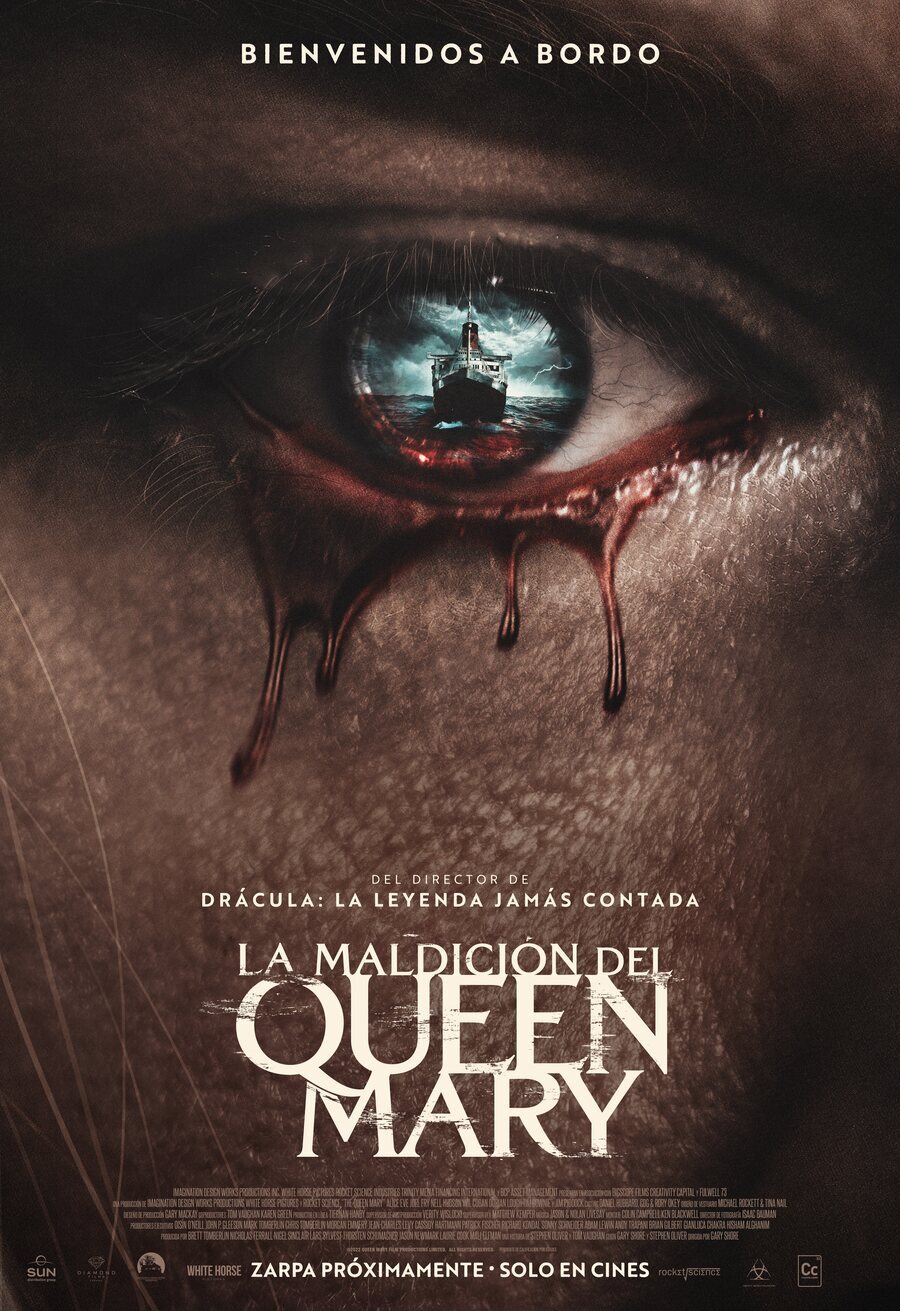 Cartel de La maldición del Queen Mary - Cartel España