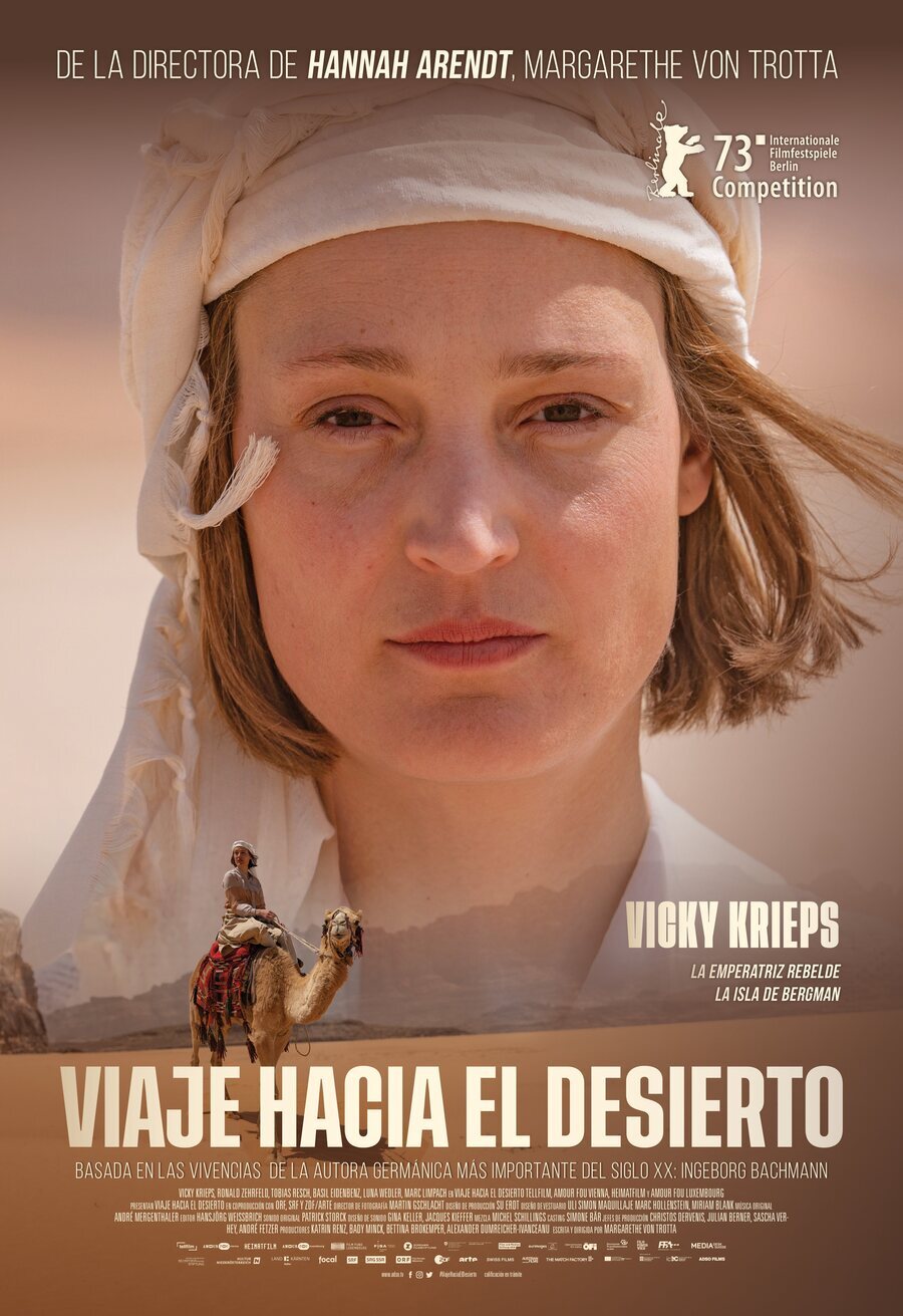 Cartel de Viaje hacia el desierto. Ingeborg Bachmann - Cartel España