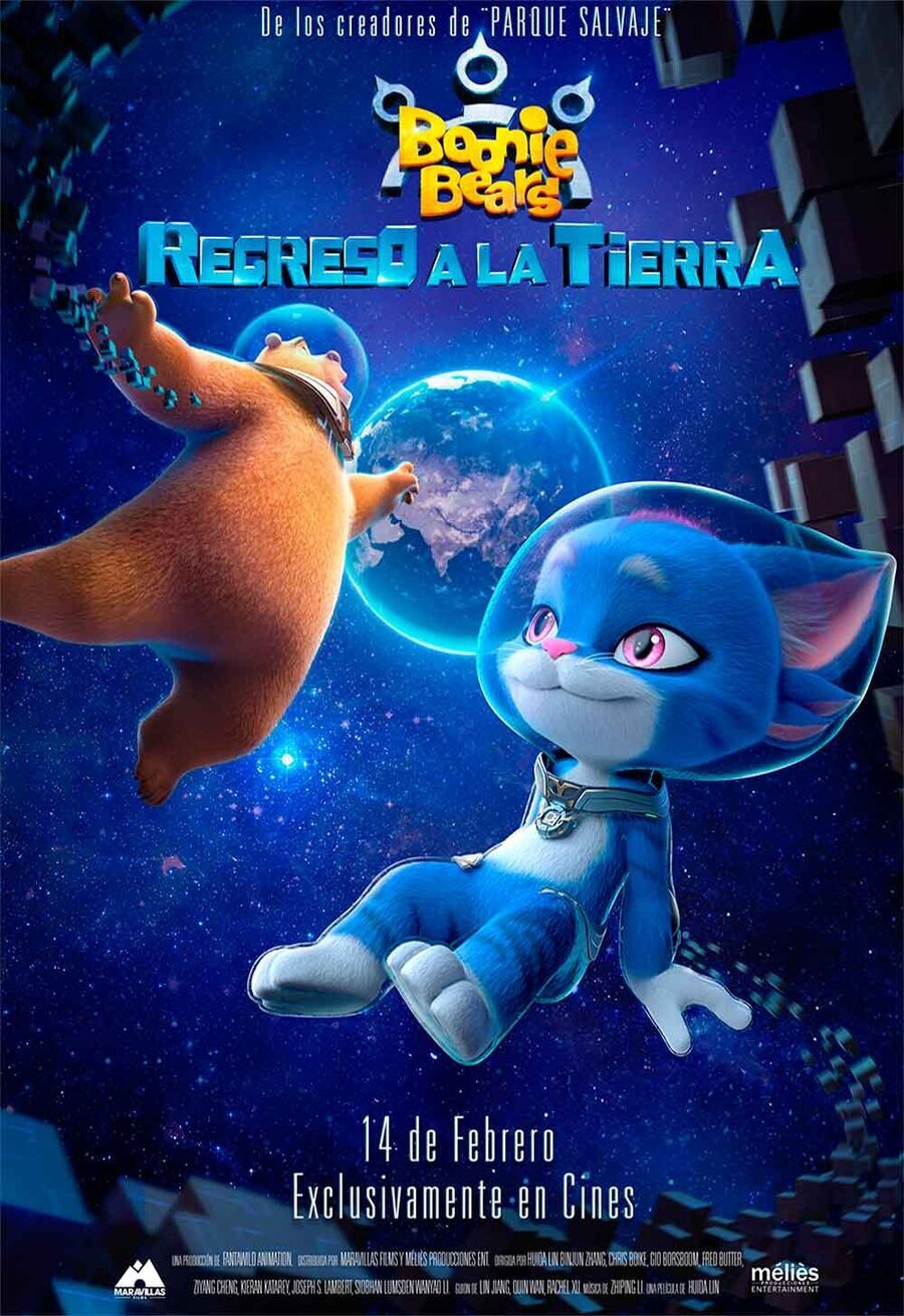 Cartel de Boonie Bears: Regreso a la tierra - Cartel España final