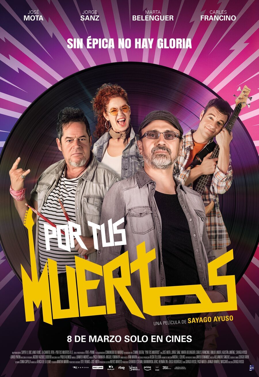 Cartel de Por tus muertos - Cartel final