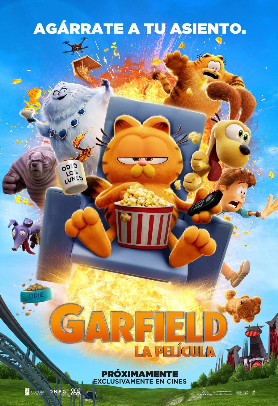 Cartel de Garfield: La película - Cartel final 'Garfield: La película'