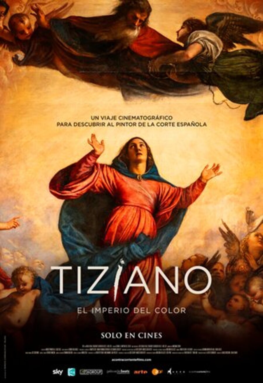 Cartel de Tiziano, el imperio del color - Cartel España