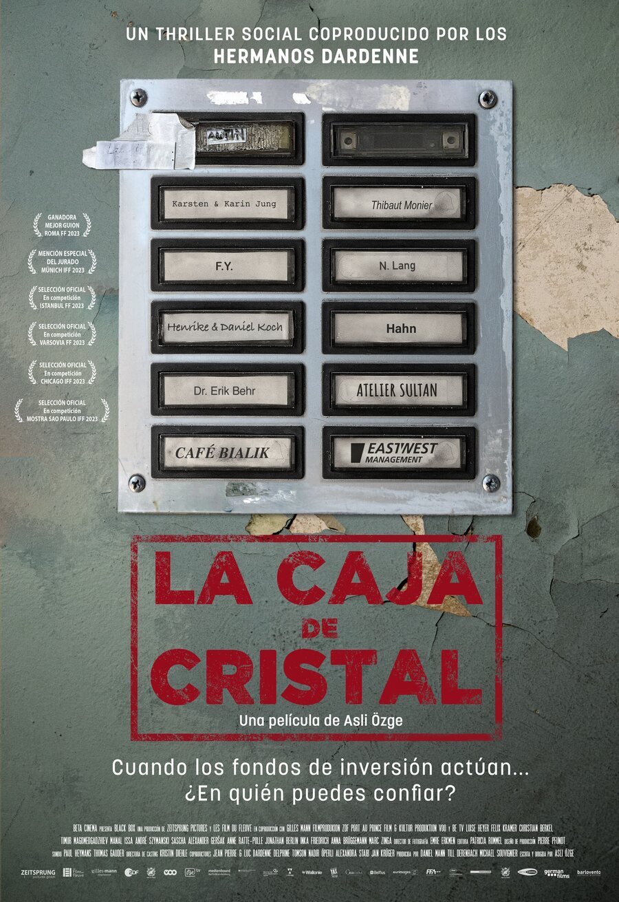 Cartel de La caja de cristal - Cartel 'La caja de cristal'