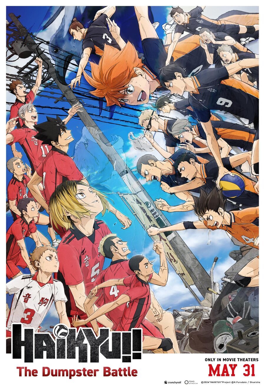 Cartel de Haikyu!! La batalla del basurero - Cartel EEUU